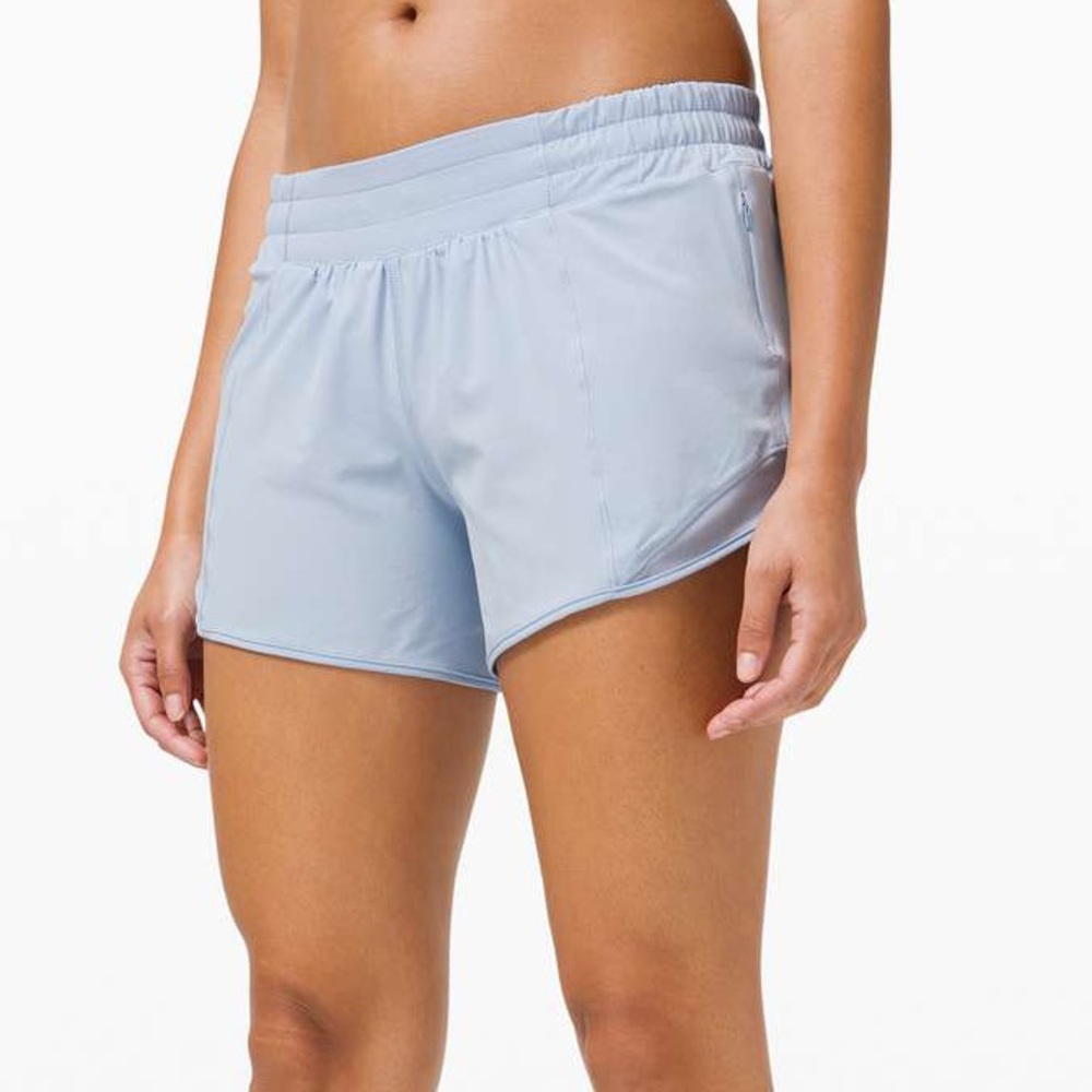 NWOT Hotty Hot Low Rise 4” inseam - Light Blue